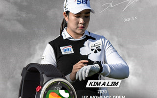 Kim A Lim 2020 US Women's Open Winner wearing Voice Caddie T7