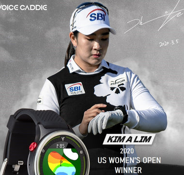 Kim A Lim 2020 US Women's Open Winner wearing Voice Caddie T7