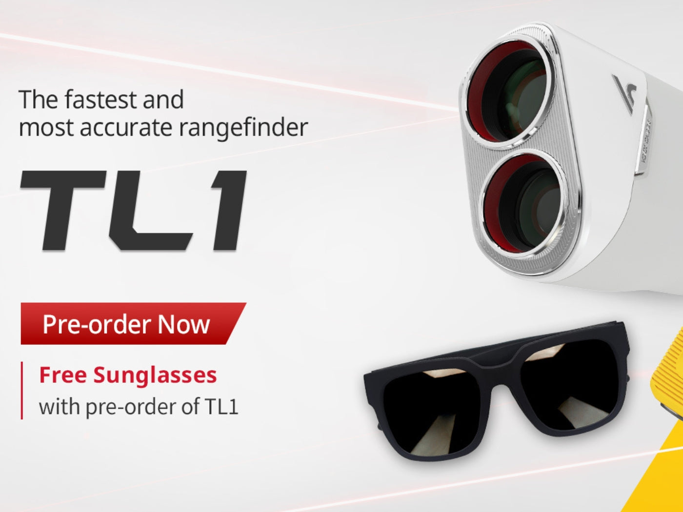 voice caddie TL1 preorder with free sunglasses