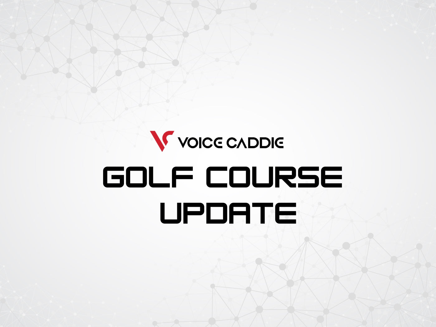 Golf Course DB update on December 2021