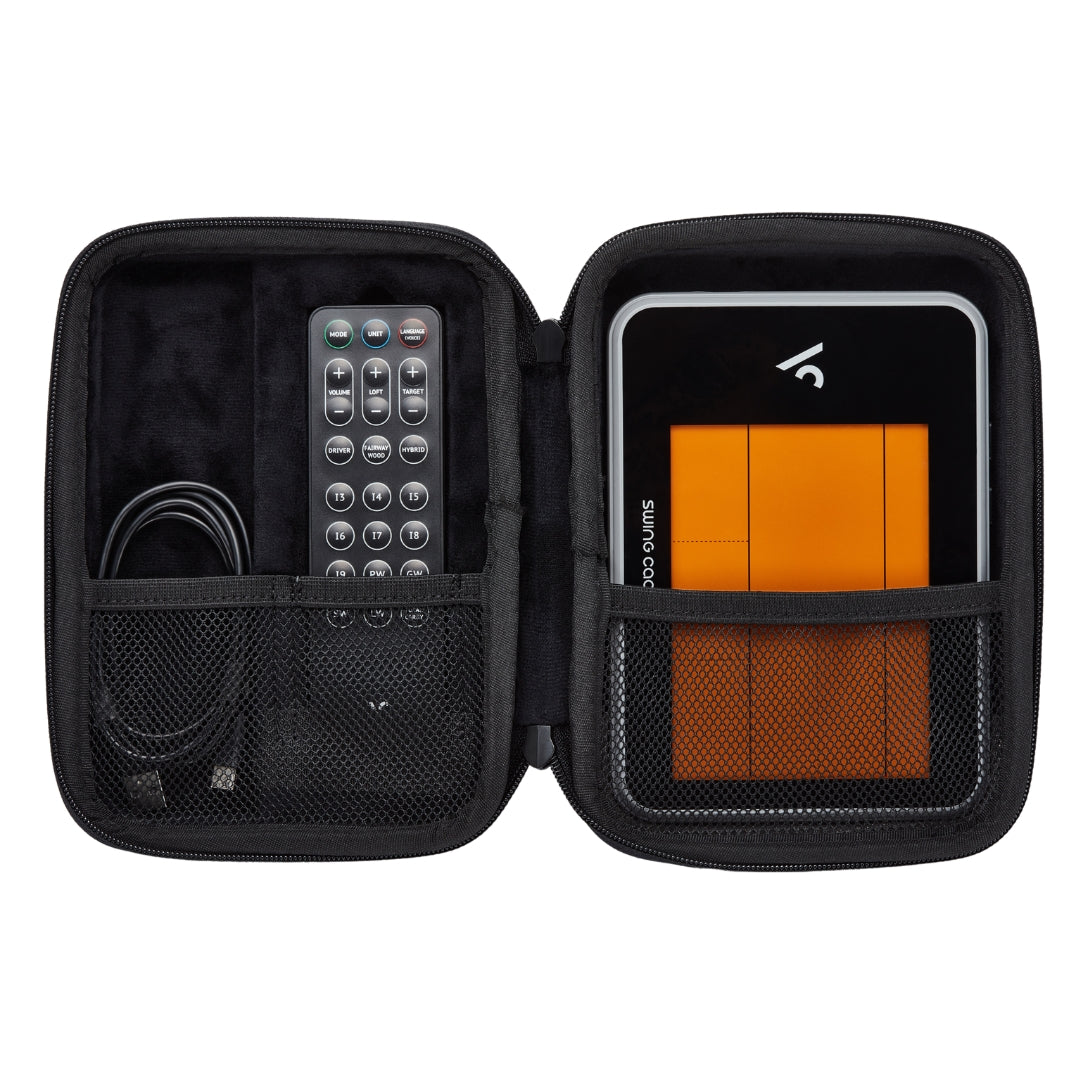 voice caddie sc300i launch monitor in pouch