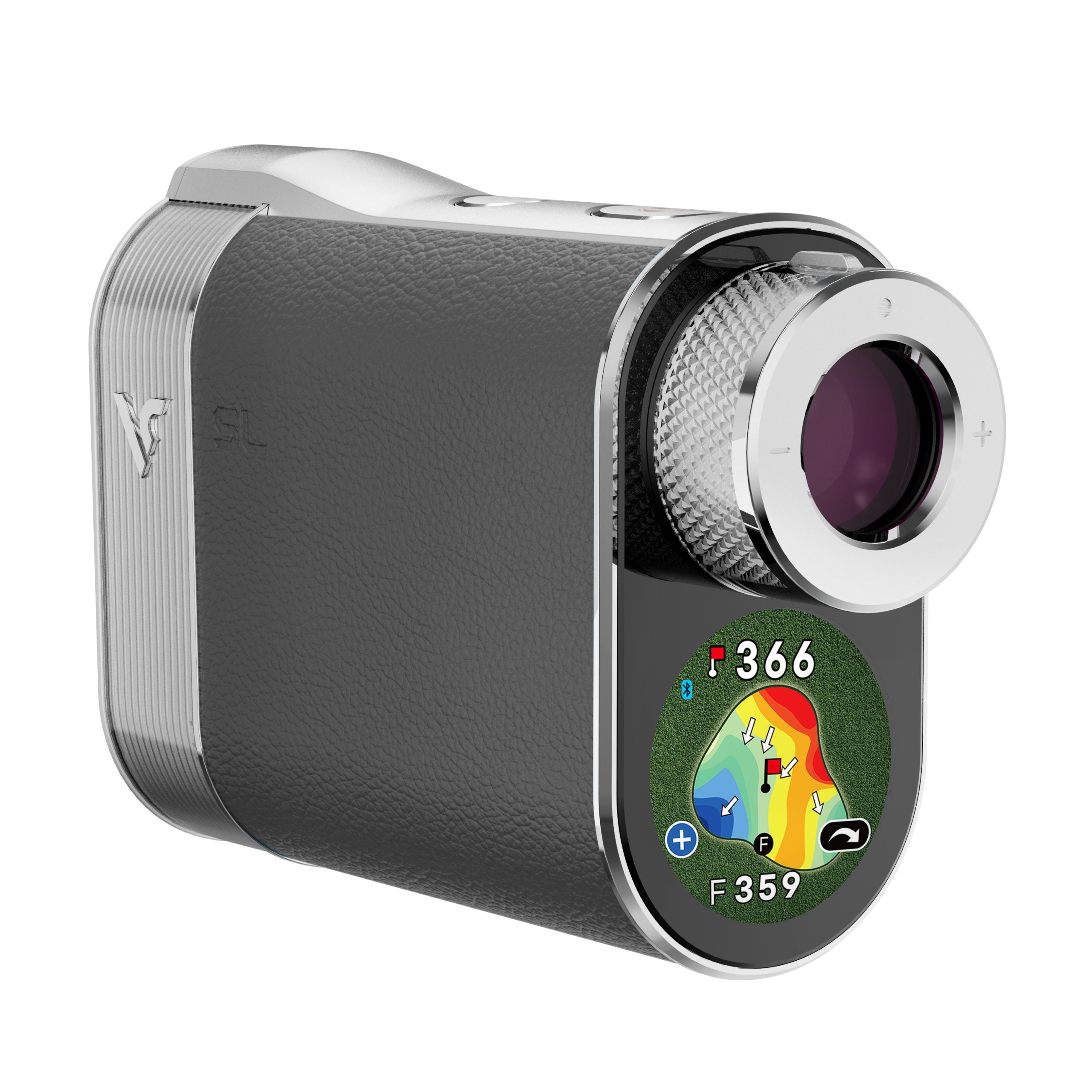 voice caddie sl3 hybrid gps laser rangefinder