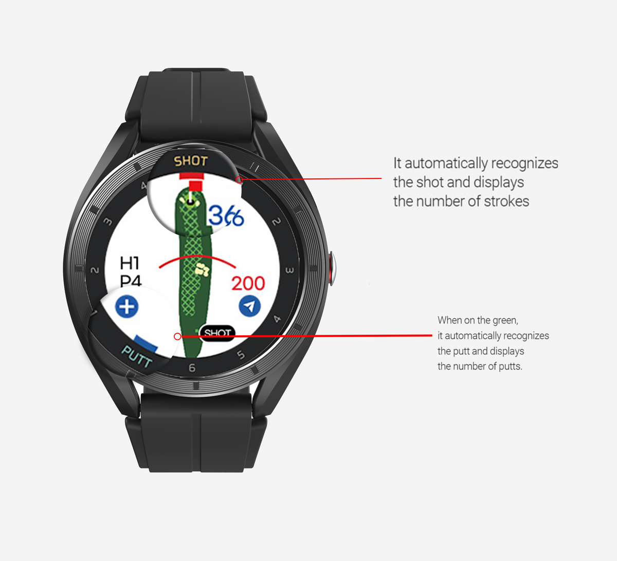 T11 LT GPS Golf Watch | Voice Caddie