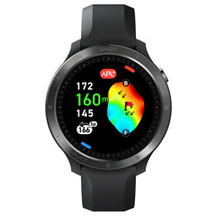 voice caddie t11 pro golf gps watch black front view